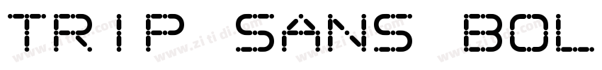 Trip Sans Bold字体转换